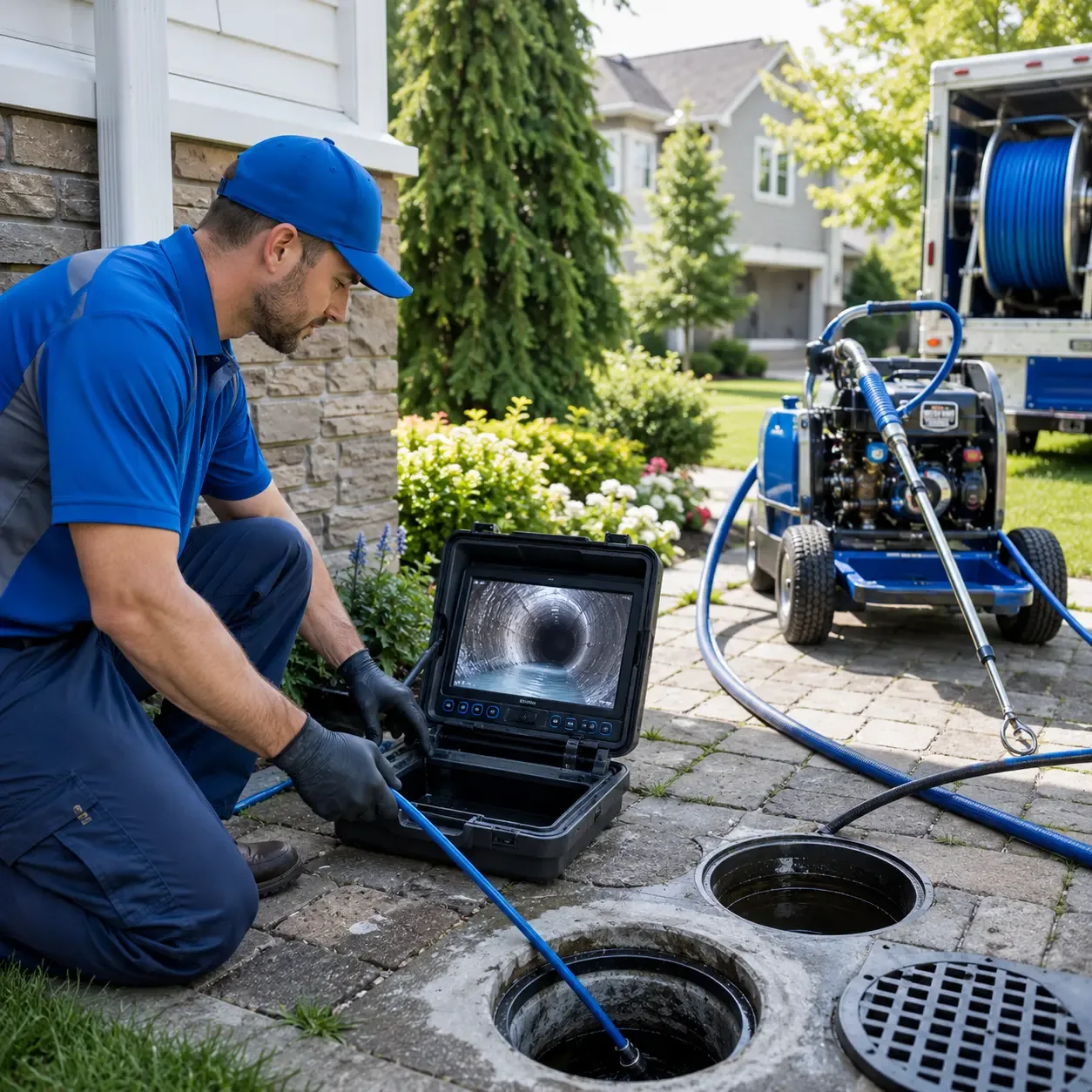 Outdoor drain cleaning professionals serving Reklaw, TX