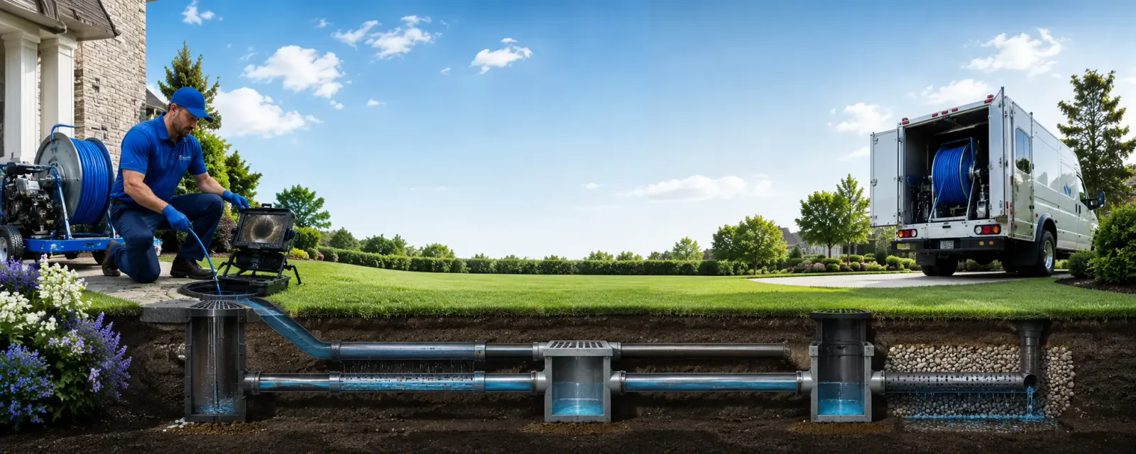 Outdoor drain cleaning information for Reklaw, TX